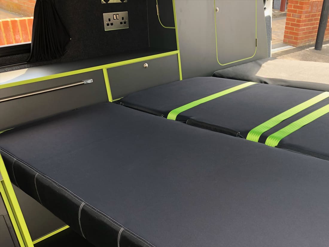 SCOPEMA RIB Waterproof 130cm 3 seater cover Black Grey Stitch bed green belts mud water sports